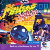 Pinball Mania (SoftKey Budget Jewel Case) Box Art