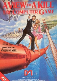 View to a Kill, A: The Computer Game Box Art