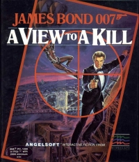 James Bond 007: A View to a Kill Box Art