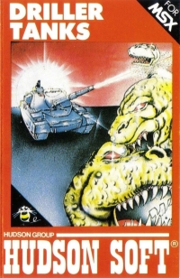 Driller Tanks (Hudson Soft) Box Art