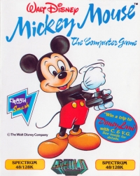 Mickey Mouse: The Computer Game (cassette) Box Art