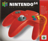 Nintendo 64 Controller (Red) [NA] Box Art