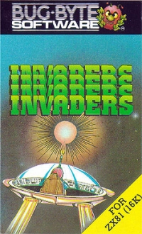 Invaders (Bug-Byte Software / Multberry House) Box Art
