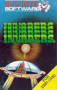 Invaders (Bug-Byte Software / The Albany) Box Art