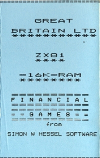 Great Britain Ltd Box Art