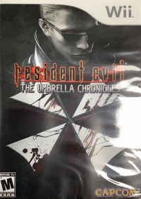 Resident Evil: The Umbrella Chronicles (Capcom U.S.A., Inc.) Box Art