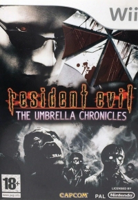 Resident Evil: The Umbrella Chronicles (RVL-RBUP-ESP / IS85011-04SPA) Box Art