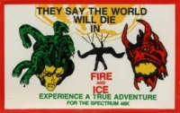 They Say the World Will Die in Fire and Ice Box Art