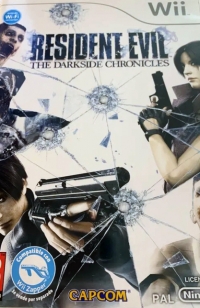 Resident Evil: The Darkside Chronicles (RVL-SBDP-ESP / IS85023-04SPA veritcal) Box Art