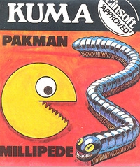 Pakman / Millipede Box Art