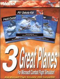 3 Great Planes For Microsoft Combat Flight Simulator! Box Art