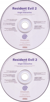 Resident Evil 2 (Sample Only) Box Art