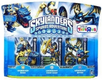 Skylanders: Spyro's Adventure - Legendary Bash / Legendary Chop Chop / Legendary Spyro Box Art