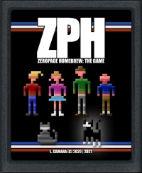 ZeroPage Homebrew:  The Game Box Art