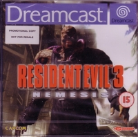 Resident Evil 3: Nemesis (Not for Resale) Box Art
