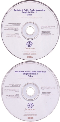 Resident Evil Code: Veronica (English) Box Art