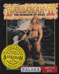 Barbarian II: The Dungeon of Drax Box Art