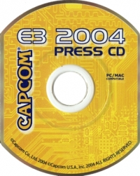 Capcom E3 2004 Press CD Box Art