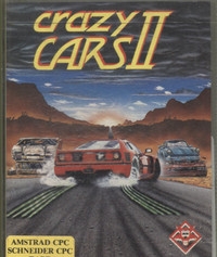Crazy Cars II (cassette) Box Art
