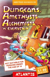 Dungeons, Amethysts, Alchemists 'N' Everythin' Box Art