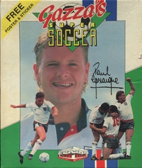 Gazza's Super Soccer Box Art