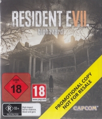 Resident Evil 7: Biohazard (Not for Resale) Box Art