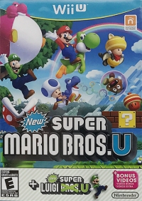 New Super Mario Bros. U + New Super Luigi U (Not for Resale / Enfants) Box Art