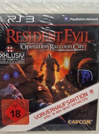Resident Evil: Operation Raccoon City Vorverkaufsaktion keepcase Box Art