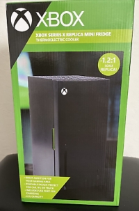 Ukonic Xbox Series X Replica Mini Fridge Box Art