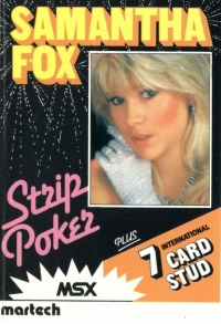 Samantha Fox Strip Poker Box Art