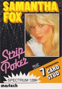 Samantha Fox Strip Poker (Martech) Box Art