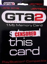 Joytech 1 Mb Memory Card - Grand Theft Auto 2 Box Art