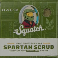 Dr. Squatch Spartan Scrub - Halo Box Art
