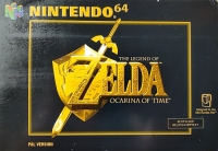 Legend of Zelda, The: Ocarina of Time (1998 / Young Zelda's arm covered) Box Art
