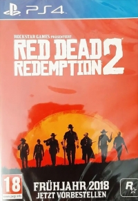 Red Dead Redemption 2 2018 Vorbestellen keepcase Box Art