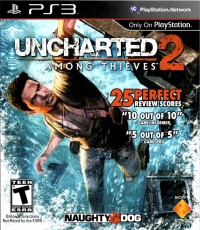 Uncharted 2: Among Thieves (25 Perfect Review Scores) Box Art