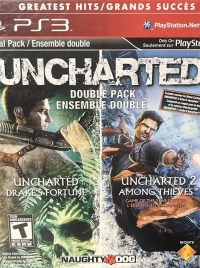 Uncharted Double Pack - Greatest Hits Box Art