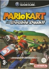 Mario Kart: Double Dash!! (black keepcase) Box Art