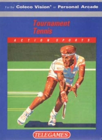 Tournament Tennis (Telegames) Box Art