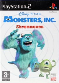 Disney/Pixar Monsters, Inc. Skræmmeøen (Disney Interactive) Box Art