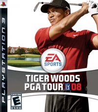 Tiger Woods PGA Tour 08 Box Art