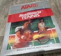 RealSports Tennis (Atari, Corp. / Made in China) Box Art