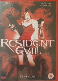 Resident Evil (DVD / Chapter Selection insert) Box Art