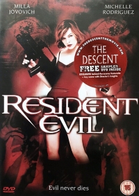 Resident Evil (DVD / The Descent) Box Art