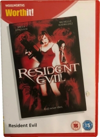 Resident Evil - Woolworths WorthIt! (DVD) Box Art
