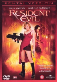 Resident Evil (DVD / Rental Version) Box Art