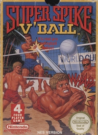 Super Spike V'Ball (NES Version) Box Art