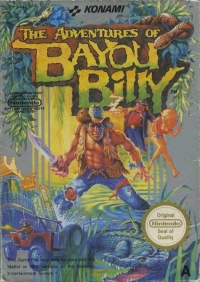 Adventures of Bayou Billy, The Box Art