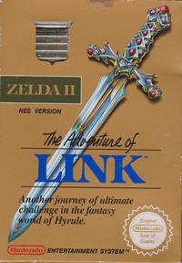 Zelda II: The Adventure of Link (NES Version) Box Art