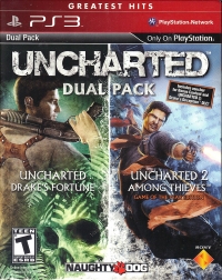 Uncharted Dual Pack - Greatest Hits Box Art